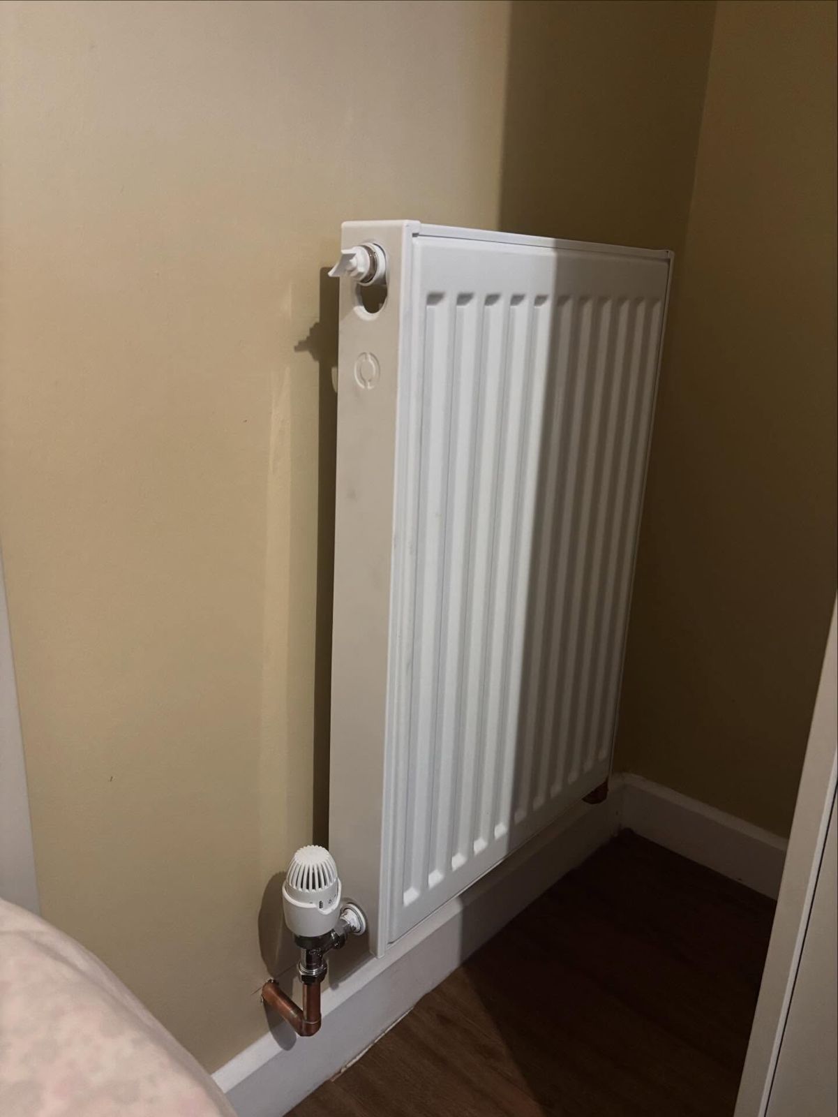 Fresh radiator installation